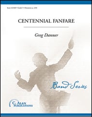 Centennial Fanfare Concert Band sheet music cover Thumbnail